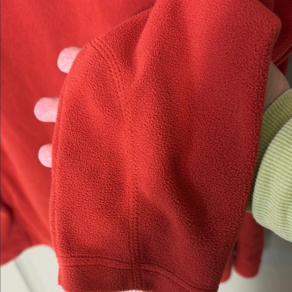 Columbia Rust Fleece Pullover Xl Euc - image 4